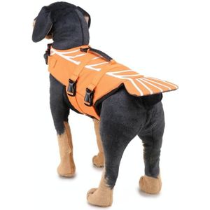 Dog Supplies Pet Swimwear Life Jackets  Size: M(JSY01 Orange)