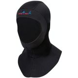 DIVE & SAIL DH-006 3mm Shoulder Warm Diving Cap Surfing Snorkeling Sunscreen Waterproof Diving Headgear  Size: XL(Black)