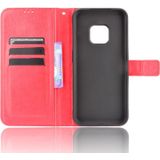 For Nokia XR20 Crazy Horse Texture Horizontal Flip Leather Case with Holder & Card Slots & Lanyard(Red)