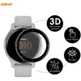 For Garmin Venu 2S / Vivoactive 4S 40mm 2 PCS ENKAY Hat-Prince 3D Full Screen Soft PC Edge + PMMA HD Screen Protector Film