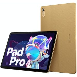 Lenovo Pad Pro 2022 WiFi-tablet  11 2 inch  8 GB + 128 GB  Gezichtsidentificatie  Android 12  Qualcomm Snapdragon 870 Octa Core  Ondersteuning Dual Band WiFi & BT (Goud)