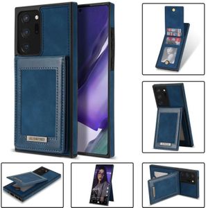 Voor Samsung Galaxy Note20 N.Bekus Verticale Flip Card Slot RFID Telefoon Case (Blauw)