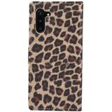 Leopard Pattern Horizontal Flip Leather Case with Holder & Card Slots for Galaxy Note 10(Brown)