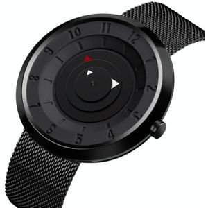 SKMEI 9174 Compass Style Round Digital Dial Quartz Watch for Men(Black)