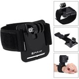 PULUZ 45 in 1 Accessories Ultimate Combo Kits with Camouflage EVA Case (Chest Strap + Suction Cup Mount + 3-Way Pivot Arms + J-Hook Buckle + Wrist Strap + Helmet Strap + Surface Mounts + Tripod Adapter + Storage Bag + Handlebar Mount + Wrench) for Go