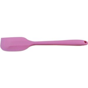 2 PCS Kitchen Silicone Cream Cake Spatula Mixing Scraper Brush Butter Mixer Brushes Baking Tool Kitchenware(Pink)