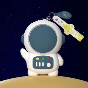 6052 Cartoon Space Man Fan Met Lanyard Portable Mini USB Opladen Handheld Fan