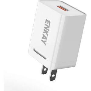 ENKAY Hat-Prince U036 18W USB QC3.0 Fast Charging Travel Charger Power Adapter  US Plug