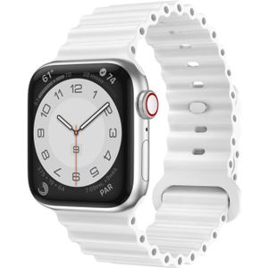 Siliconen horlogeband voor Apple Watch Series 8 & 7 41 mm / SE 2 & 6 & SE & 5 & 4 40 mm / 3 & 2 & 1 38 mm