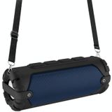 New Rixing NR-6013 Bluetooth 5.0 Portable Outdoor Wireless Bluetooth Speaker with Shoulder Strap(Blue)