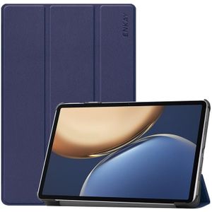Voor eer Tablet V7 Pro Enkay Custer Texture Horizontale Flip PU + PC lederen tas met drie-vouwbare houder & slaap / weks-functie