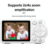 YE10-C3 2 8 inch 2 4G draadloze video-nachtzicht babyfoon beveiligingscamera (EU-stekker)
