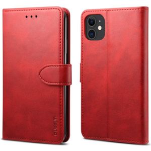 Voor iPhone 11 Pro GUSSIM Magnetic Horizontal Flip Leather Case met Houder & Card Slots & Wallet(Red)