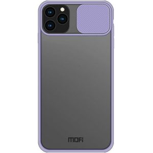 For iPhone 11  MOFI Xing Dun Series Translucent Frosted PC + TPU Privacy Anti-glare Shockproof All-inclusive Protective Case(Purple)