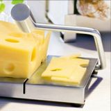 2 PCS Stainless Steel Cheese Slicer Butter Cutting Board Kitchen Tools(Silver)
