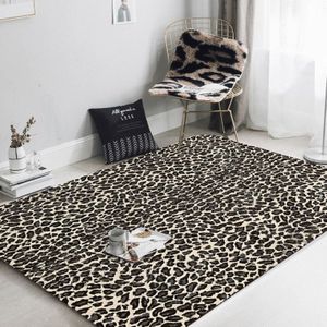 Fashion Leopard Print Carpet Living Room Mat  Size:160x230cm(R9)