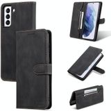 Voor Samsung Galaxy S21 + 5G AZNS DREAM II Huid Feel PU + TPU Horizontale Flip Lederen Telefoonhoesje Met Houder & Card Slots & Portemonnee (Zwart)