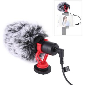 PULUZ Professional Interview Condenser Video Shotgun Microphone with 3.5mm Audio Cable for DSLR & DV Camcorder