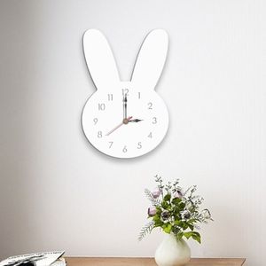 Rabbit Pattern Creative Living Room Decorative Wall Clock (White)