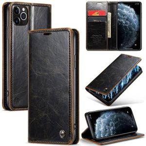 Voor iPhone 11 Pro CaseMe 003 Crazy Horse textuur lederen telefoonhoes