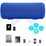 E5 Life Waterproof Bluetooth Stereo Speaker  with Built-in MIC & Handle  Support Hands-free Calls & TF Card & AUX IN & Power Bank  Bluetooth Distance: 10m(Blue)