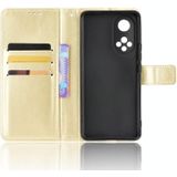 Voor Huawei Nova 9 Pro / Honor 50 Pro Crazy Horse Textuur Horizontale Flip Phone Lederen Case met Houder & Card Slots & Lanyard (Gold)