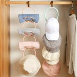 6 PCS Multifunctional Hat Storage And Drying Rack Behind The Door Dormitory Scarf Bag Hook(Lotus Root Pink)