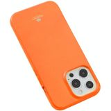 Goosspery Jelly TPU Fluorescentie Schokbestendig en Krashoes Voor iPhone 13 Pro Max (Oranje)