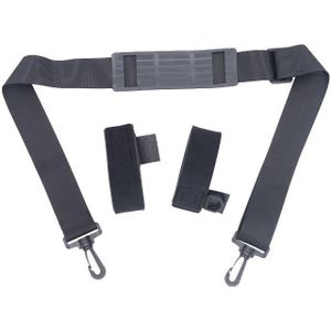 2 PCS Neoprene Fishing Rod Back Strap Adjustable Length Fishing Rod Strap(Black)