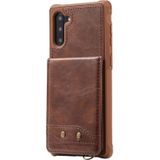 For Galaxy Note 10 Vertical Flip Shockproof Leather Protective Case with Long Rope  Support Card Slots & Bracket & Photo Holder & Wallet Function(??)