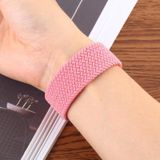 Single-turn Nylon Woven Watchband For Apple Watch Series 6 & SE & 5 & 4 44mm / 3 & 2 & 1 42mm  Size:L(Pink)