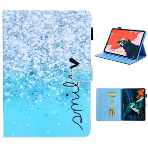 For iPad Pro 11 (2020) & (2018) Painted Pattern Tablet PC Protective Leather Case with Bracket & Card Slot & Photo Holder(Beautiful Bubbles)