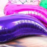 10 stks 24-inch S-vormige ballon vis staart golvend ballon verjaardag Bruiloft arrangement ballon (24-inch paars S-vormig)