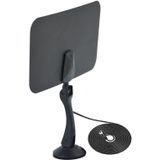 AN-1001 5dBi/25dBi Indoor  HDTV Antenna with Sucker  VHF170-230/UHF470-862MHz(Black)