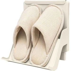 2 PCS Home Multi-layer Simple And Small Space-saving Shoe Rack(Apricot)