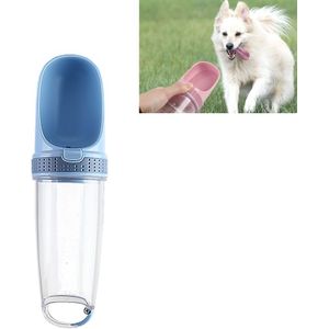 Pet Supplies Dog Cat Outdoor Portable Kettle Drinking Fountain(Blue)