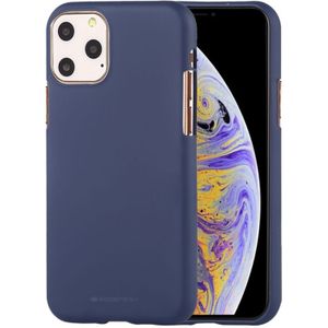 GOOSPERY SOFE FEELING TPU Shockproof and Scratch Case for iPhone 11 Pro(Dark Blue)