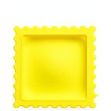 3 PCS Biscuit Shape Desktop Silicone Heat Insulation Anti-Scalding Soup Spoon Pad(Yellow)