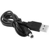 USB Male to DC 5.5 x 2.1mm Power Cable  Length: 1m