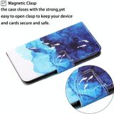 For Huawei P30 lite Colored Drawing Pattern Horizontal Flip Leather Case with Holder & Card Slots & Wallet & Lanyard(Watercolor Fish)