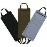 Weight Lifting Fitness Double Handle Canvas Sandbag(Gray)