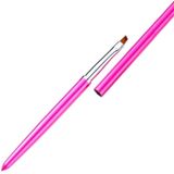 Nail Brush Color Painting Flower Carving Pen Pull Pen Light Therapy Gel Pen Flat Head Pen Nail Pen(Rose Red)