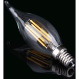 C35 E14 4W Dimmable Warm White LED Filament Light Bulb  4 LEDs 300 LM Retro Energy Saving Light for Halls  AC 220V
