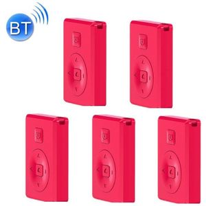 5 stks Draadloze Camera Controller Mobiele Telefoon Multifunctionele Bluetooth Selfie  Kleur: G1 Rode Verpakking