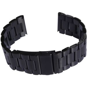 For Apple Watch 38mm Classic Buckle Steel Watchband Replacement  Only Used in Conjunction with Connectors ( S-AW-3291 )(Black)