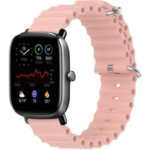 Voor Amazfit GTS 2 Mini 20mm Ocean Style siliconen effen kleur horlogeband