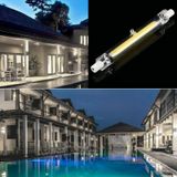 R7S 110V 13W 118mm COB LED Bulb Glass Tube Replacement Halogen Lamp Spot Light(4000K Natural White Light)