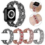 Diamonds Twist metalen horlogeband voor Apple Watch Ultra 49 mm