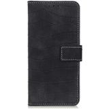For Motorola Moto G50 Crocodile Texture Horizontal Flip Leather Case with Holder & Card Slots & Wallet(Dark(Black)