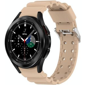 Voor Samsung Galaxy Watch4 Classic 46mm Armor Pure Color siliconen horlogeband